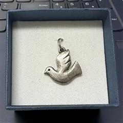 James Avery Retired Sterling Silver Milagros Dove Charm